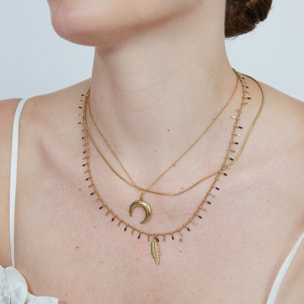 Collar Rayver acabado oro amarillo 18k