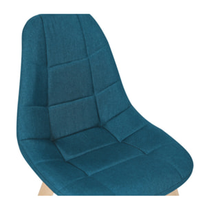 Chaises Suedia + Gabriella - Mix color - Gris, noir, bleu, blanc