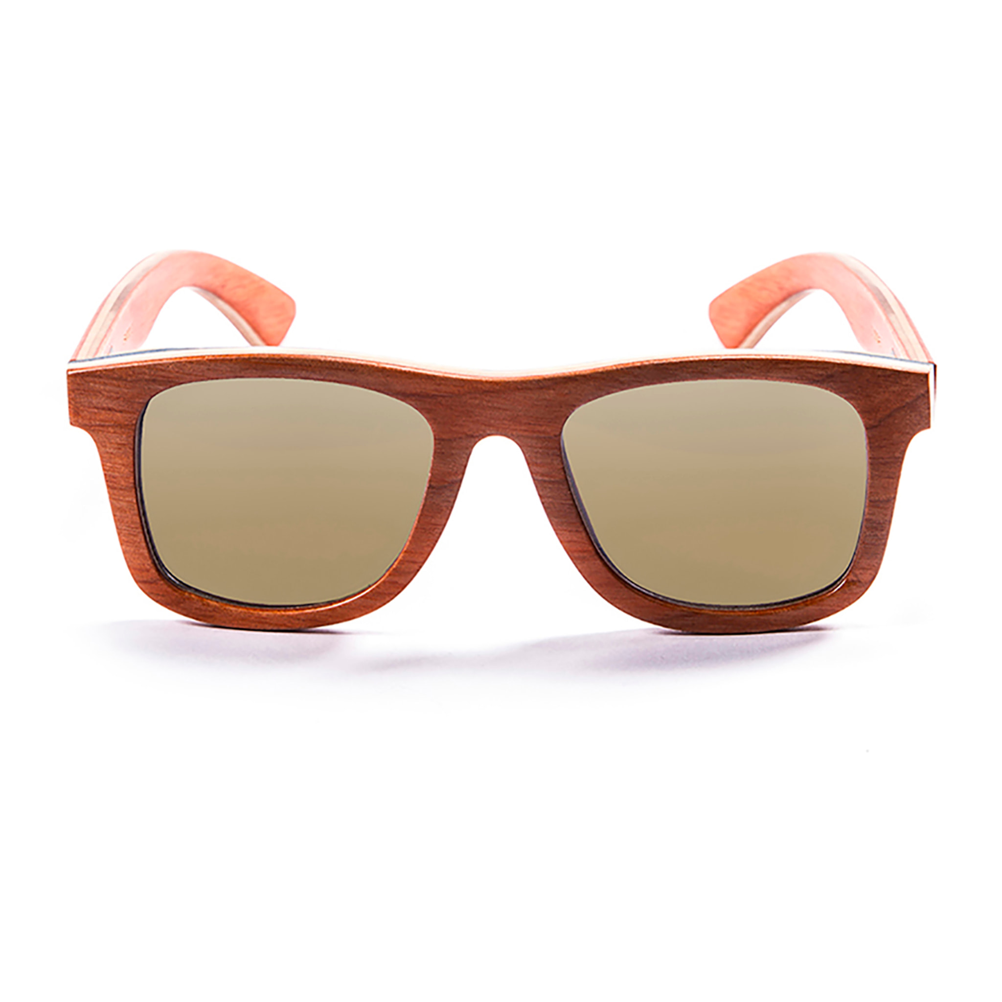 Gafas de sol OCEAN VENICE BEACH - Madera skate naranja / Polarizada revo amarillo