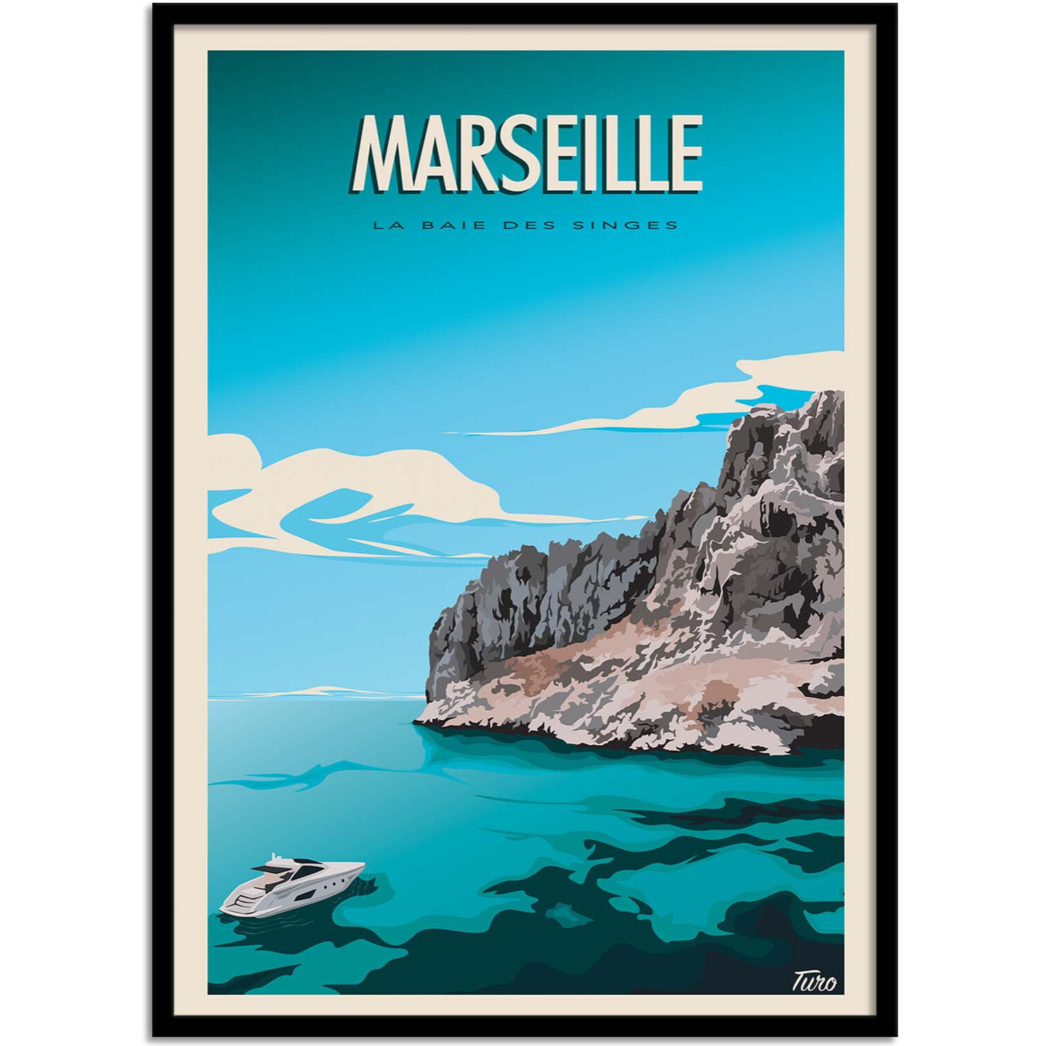 Affiche - Marseille - Turo Memories Studio