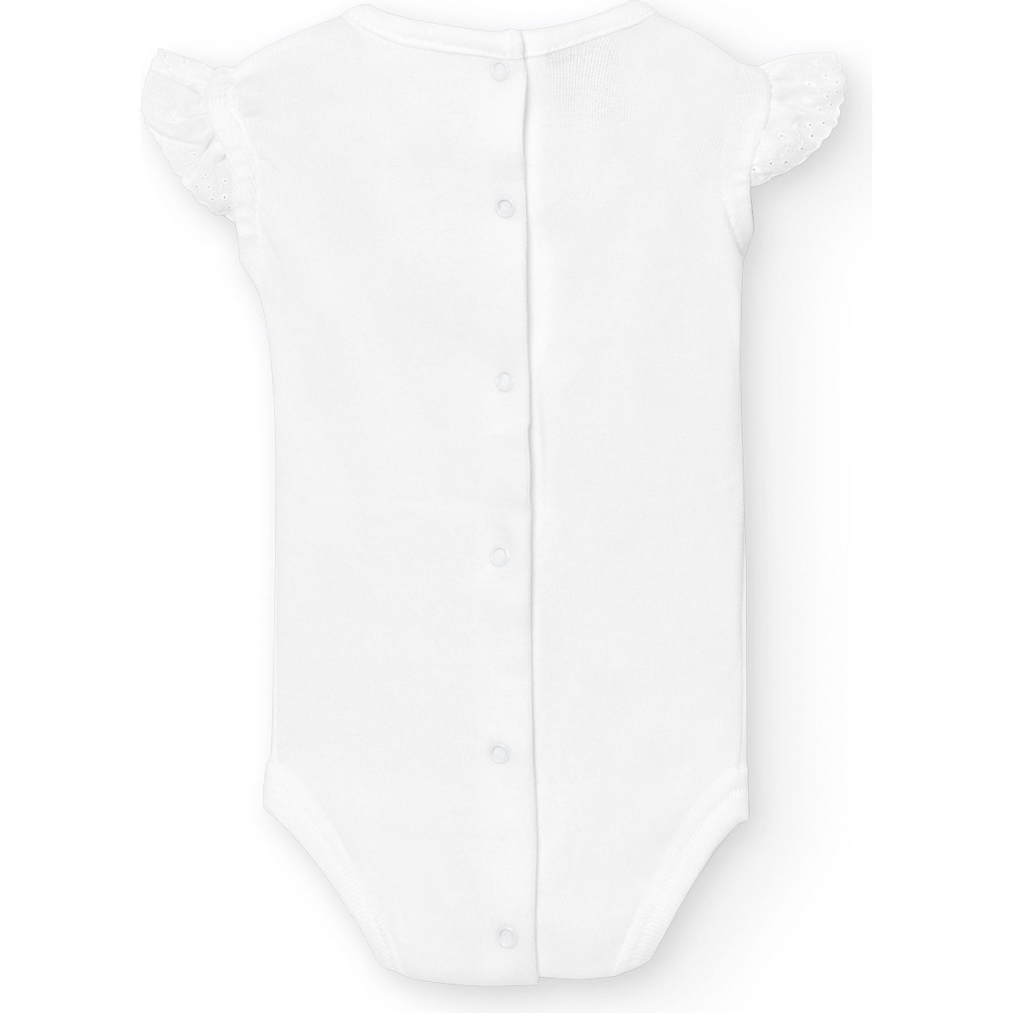 Body bebé tirantes puntilla algodón