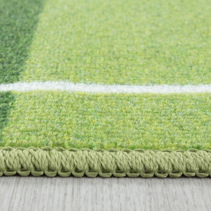 PLAY - Tapis enfant terrain de foot vert - PLA2911VER
