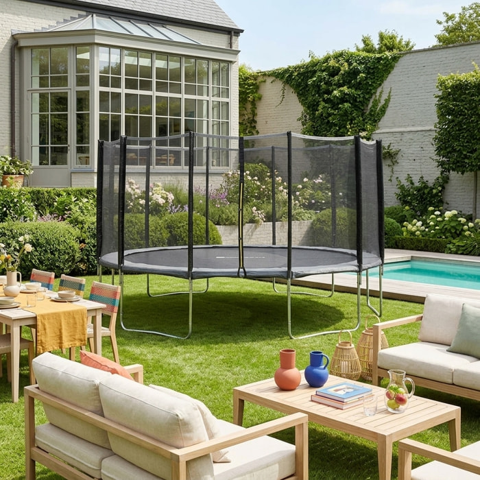 Trampoline 490cm filet protection JUPITER