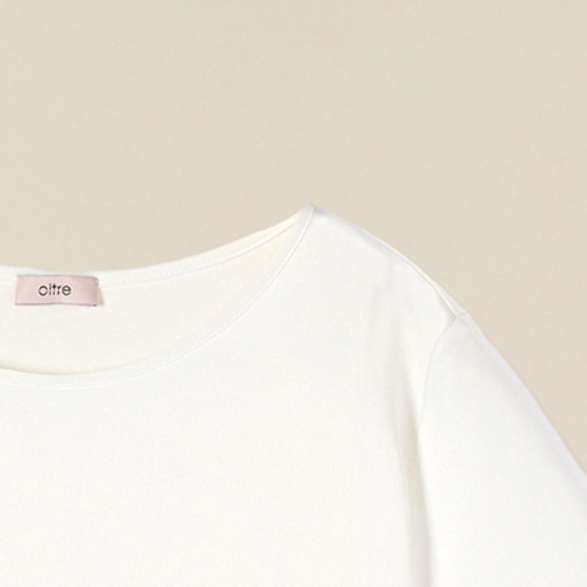 Oltre - Camiseta bimatérica - Blanco