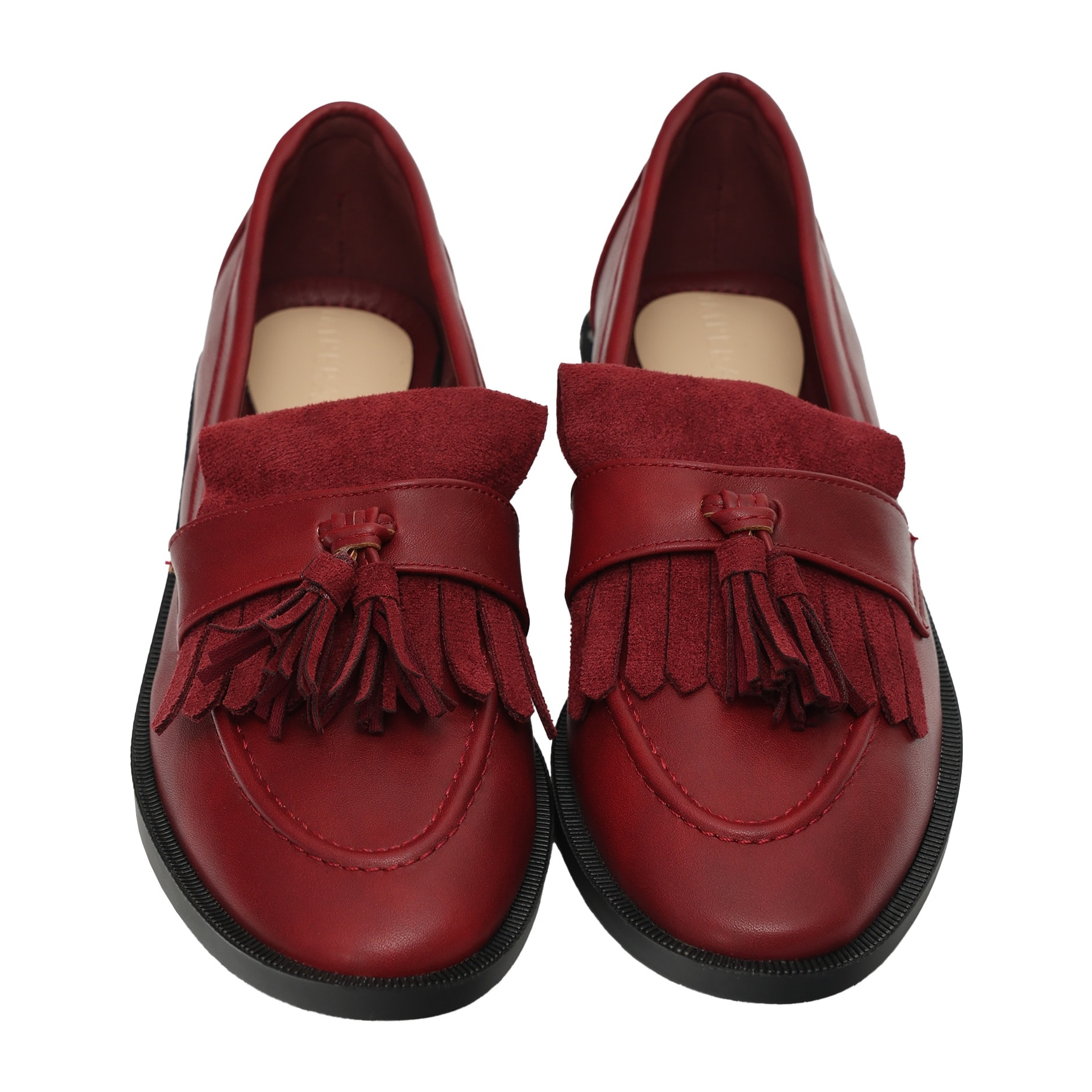 Mocassino con frange - tacco 2,5 cm