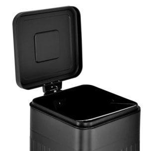 Poubelle Nova avec Pedale 30L Noir 35x27x58 cm