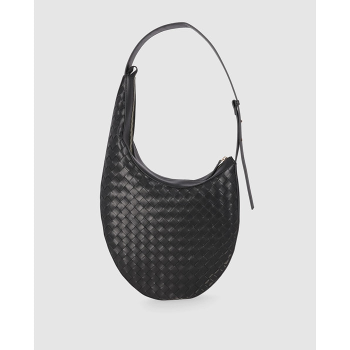 Bolso - Negro - Medida: 29 cm x 26 cm x 5 cm