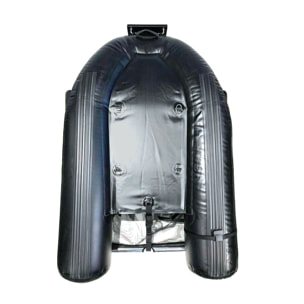 Tendy - Belly boat Barca da pesca gonfiabile in PVC con doppia camera d'aria, 175 cm