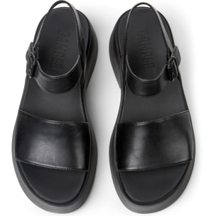 Sandalias - CAMPER Tasha - Negro - Cuero liso