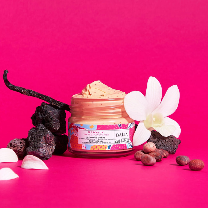 Île d'Azur - Gommage Corps Onctueux à l'extrait de vanille et d'huile de baobab