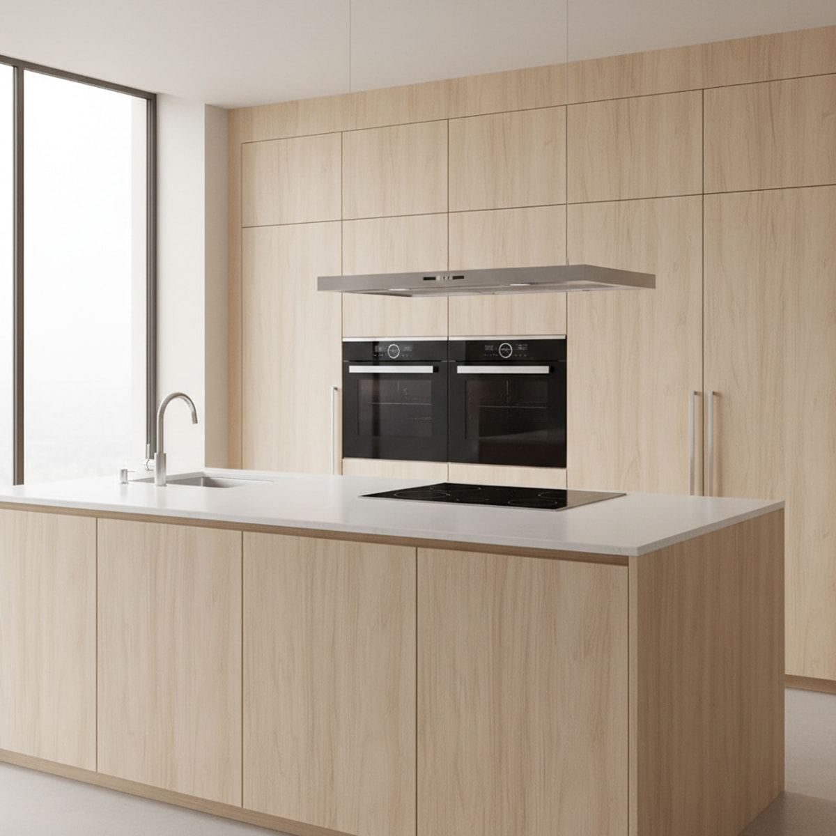 Rouleau adhésif bois chêne clair au mètre - Autocollants Revêtement Adhésif Cuisine Meubles Salle de bain