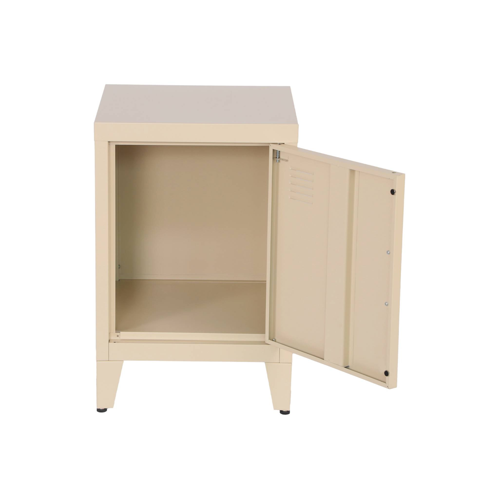 Table de chevet industrielle métal 1 porte (lot de 2) SOHO
