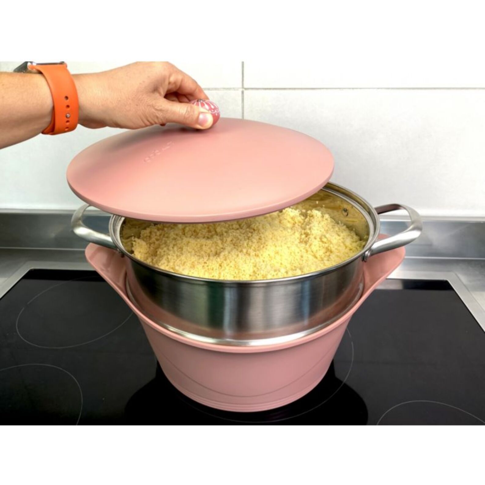 Couscoussier COOKUT Inox pour Cocotte 24 cm