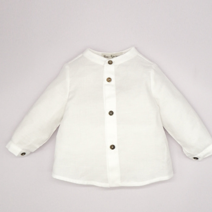 CAMISA CUELLO MAO VIELLA BLANCO
