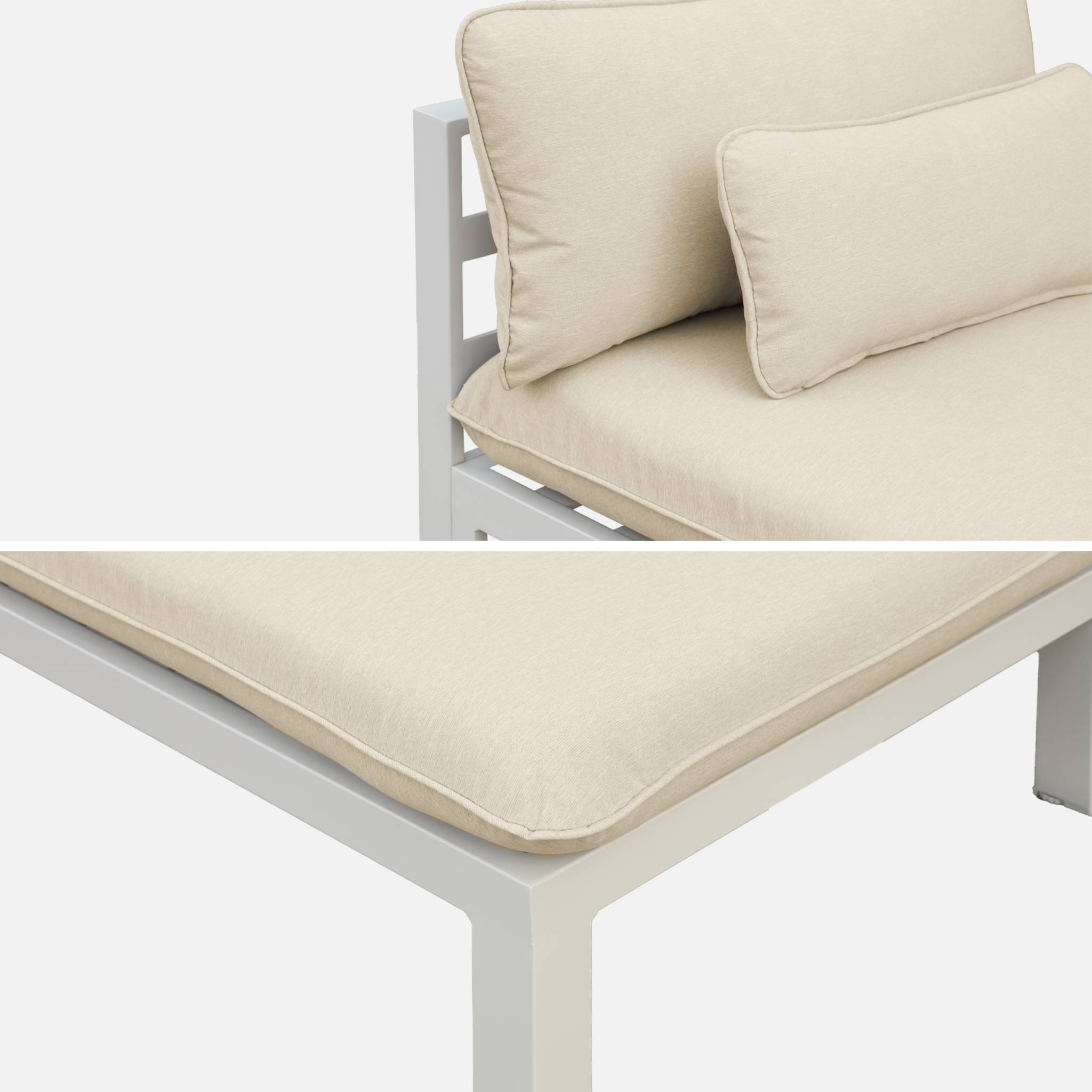 Salon de jardin XXL aluminium 5 places RIETI