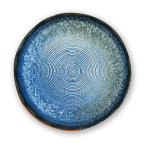 Set 6 piatti piani Excelsa – Poseidone, Ceramica Blu