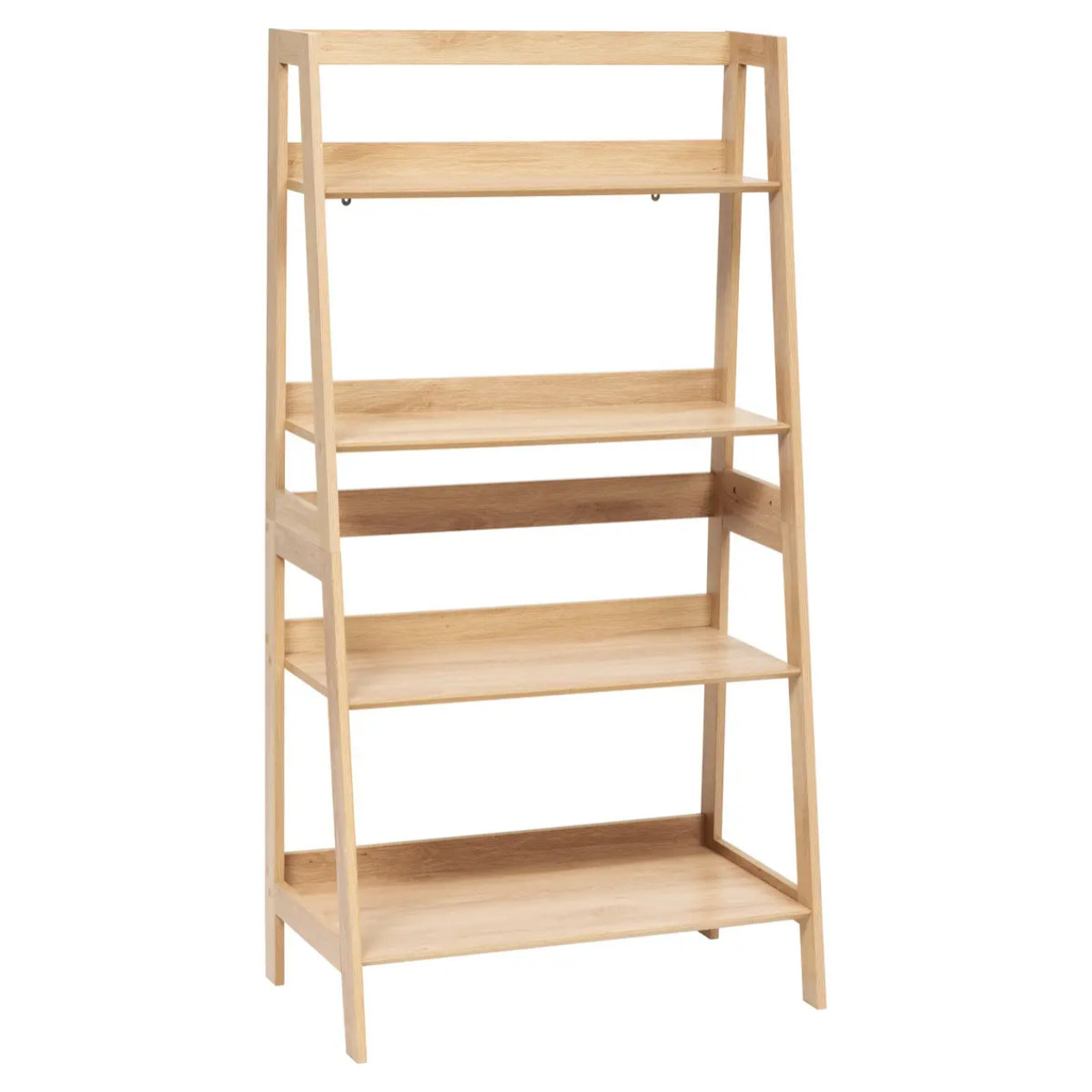 Etagère 4 niveaux Abana bois clair