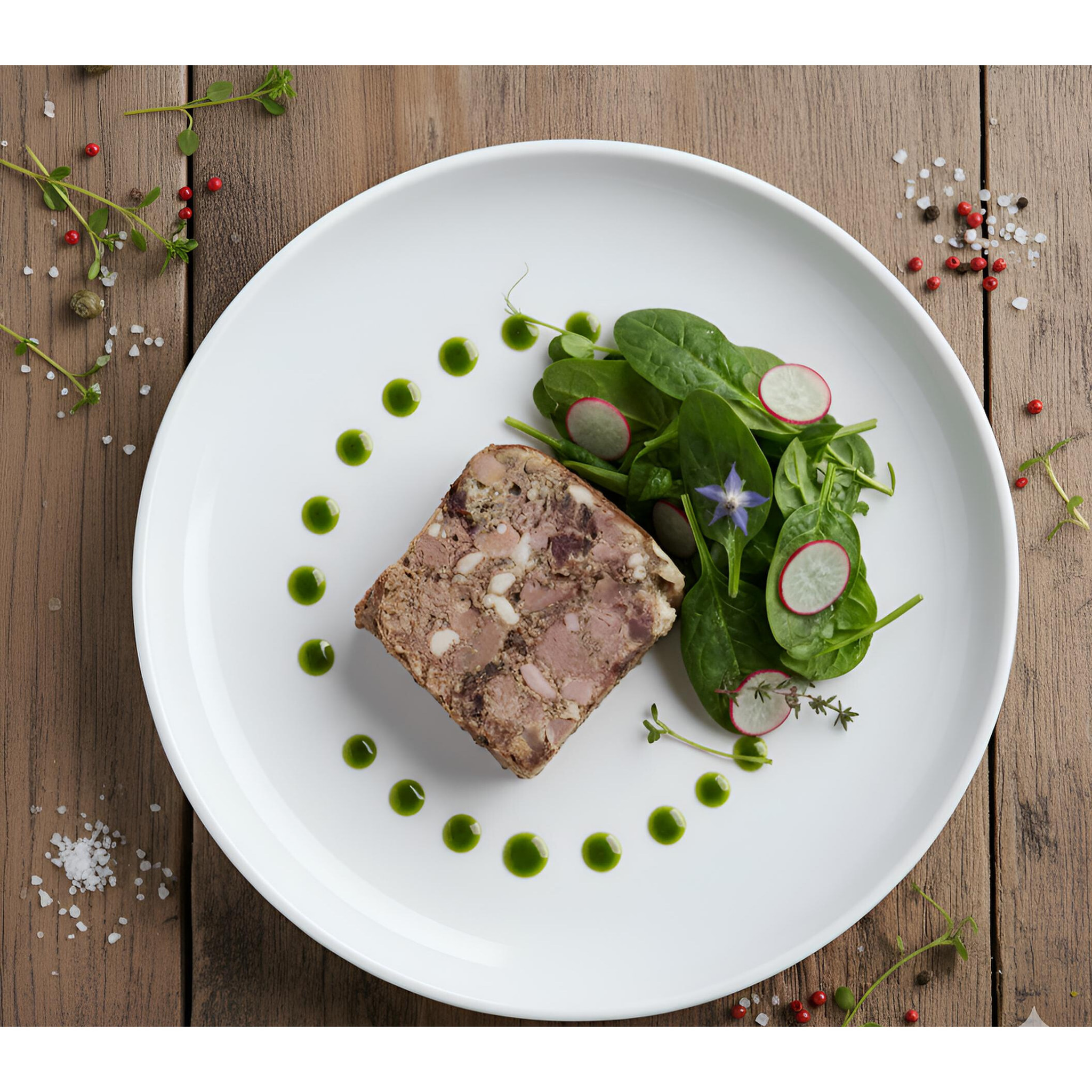 Terrine côté Bistro - Canard au magret fumé - 1kg