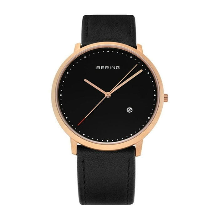 Reloj Bering 11139-462 Unisex Analogico Cuarzo con Correa de Piel