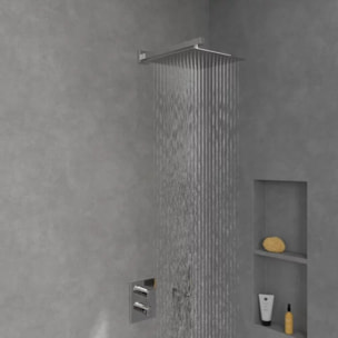 Douche de tête 300 Universal rectangle Chrome