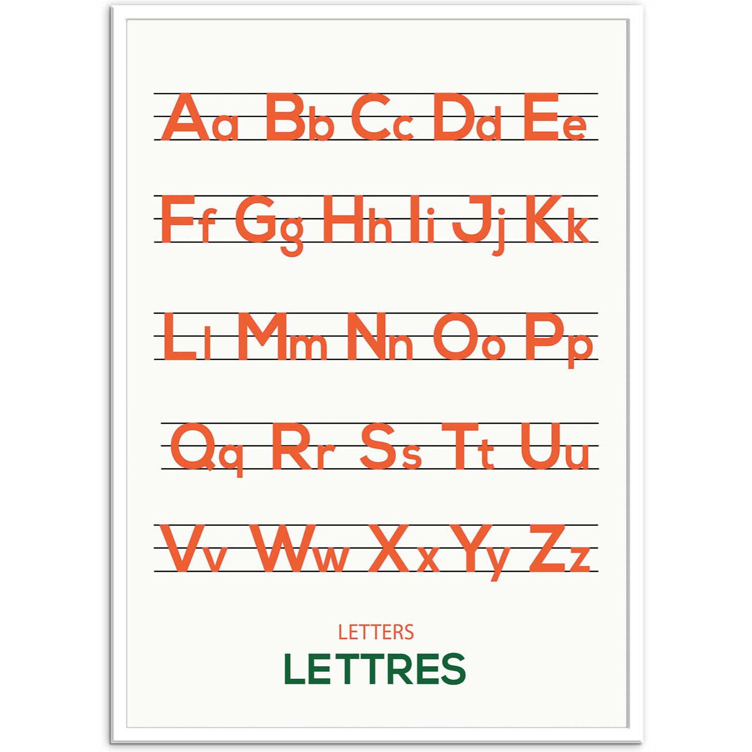 Affiche - Lettres - Posuta