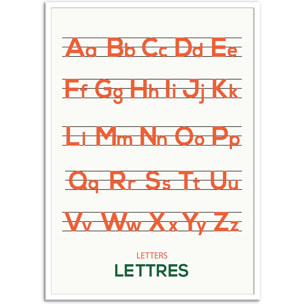 Affiche - Lettres - Posuta