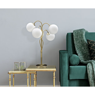 LAMPADA DA TAVOLO GLAMY 4 LIGHT CM Ø 53X74