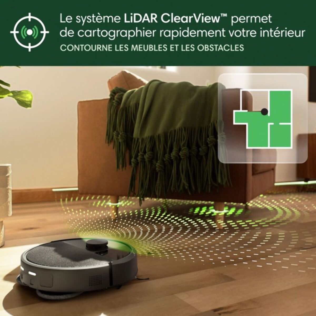 Robot Aspirateur Laveur IROBOT Roomba Plus 405 G185040
