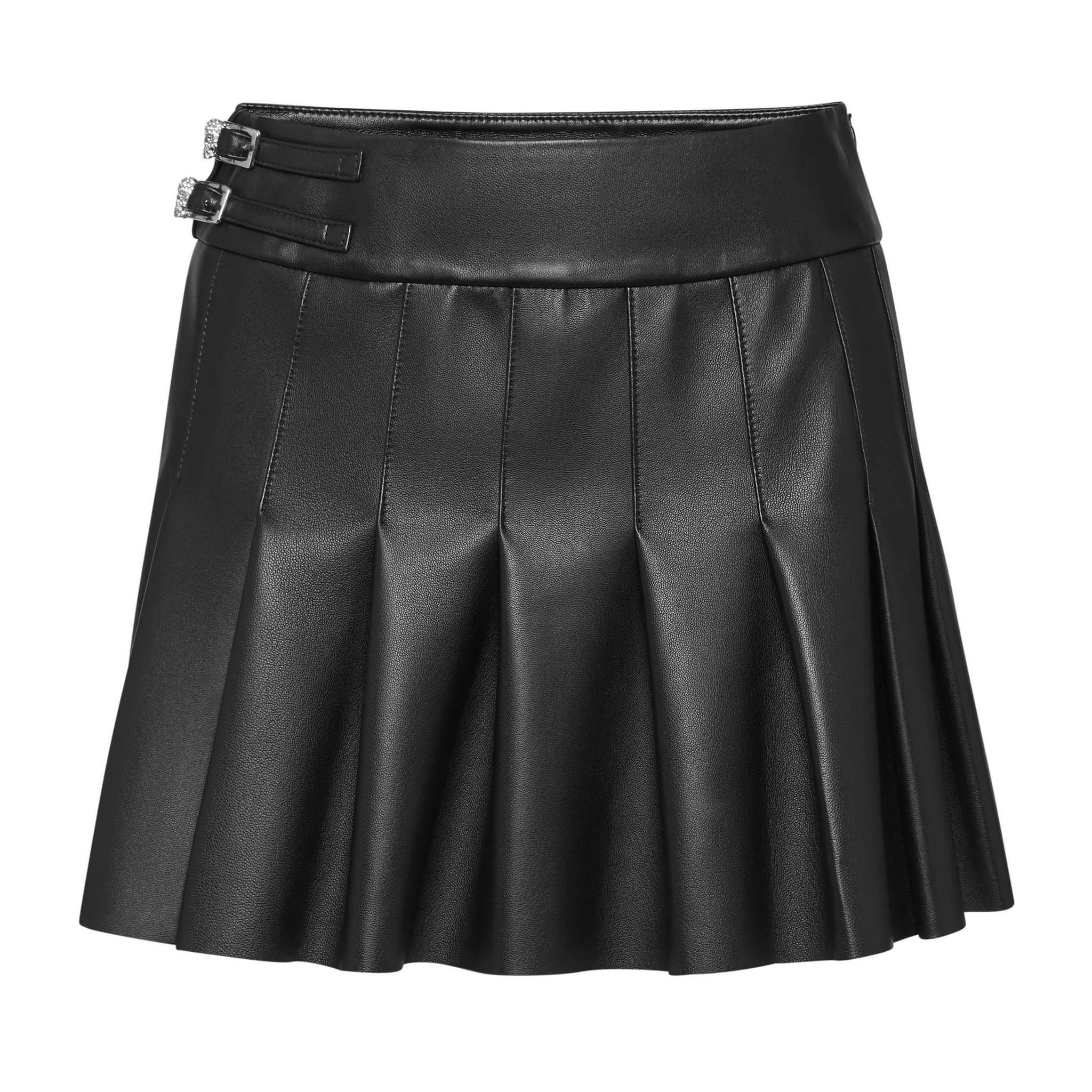 PHILIPP PLEIN Mini falda de cuero