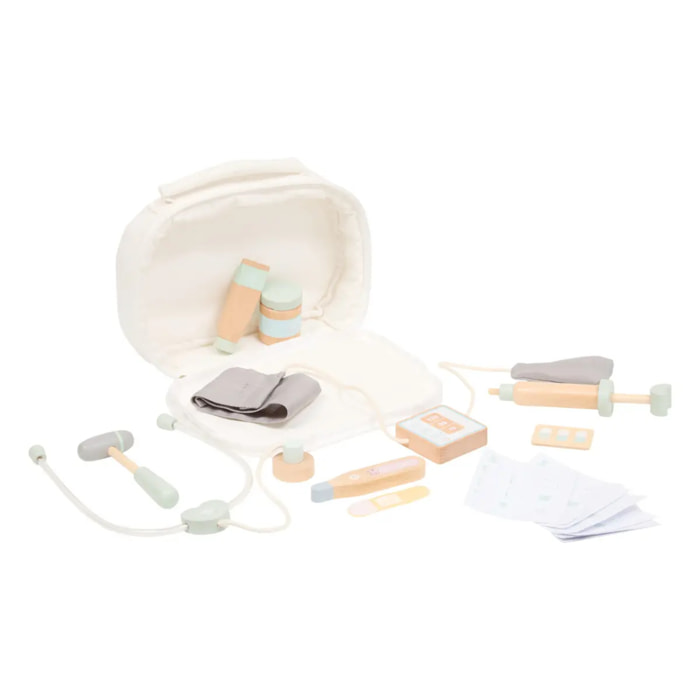 Coffret jeu docteur Liel 7x23cm vert