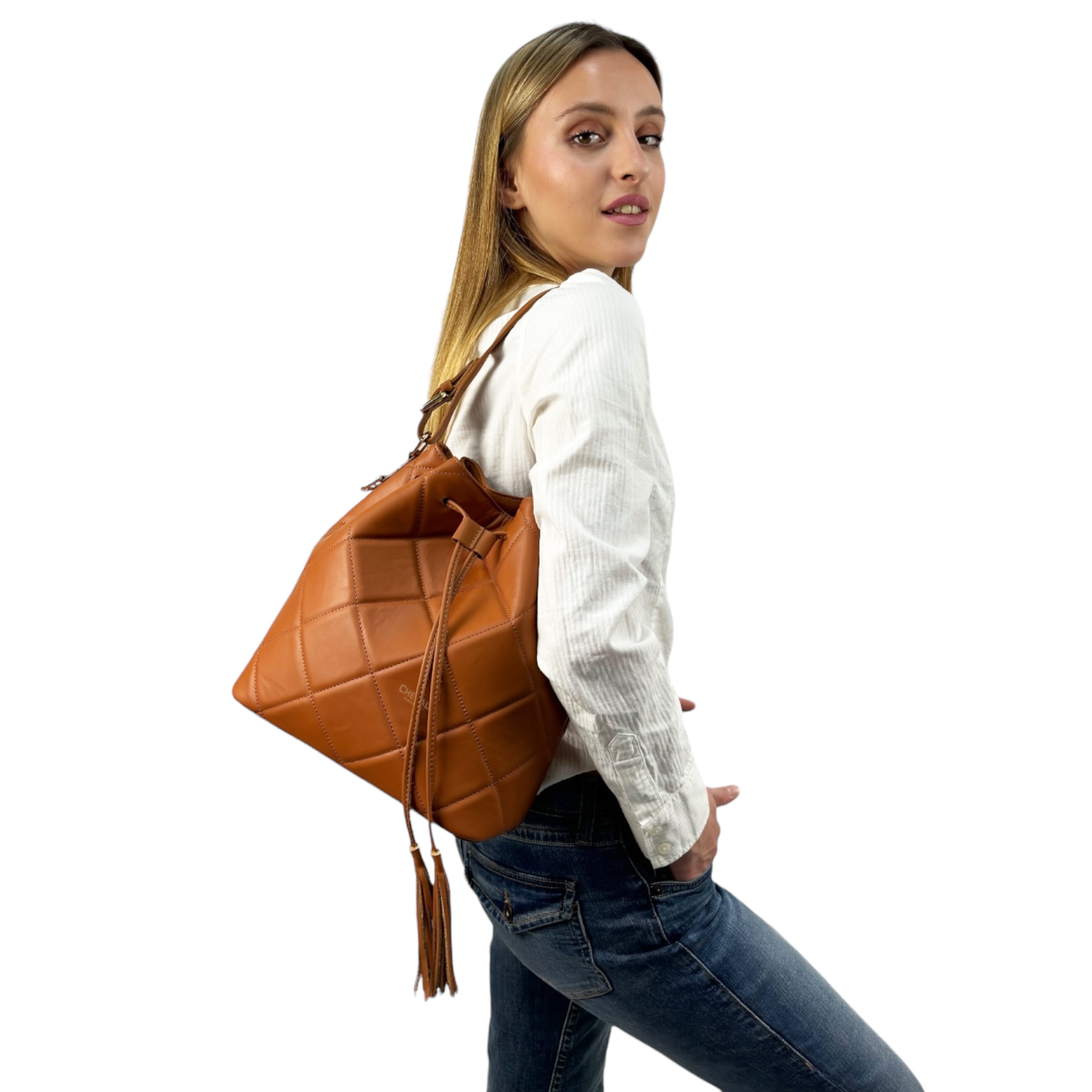 Bolso de hombro Cheval Firenze Nicole Camel