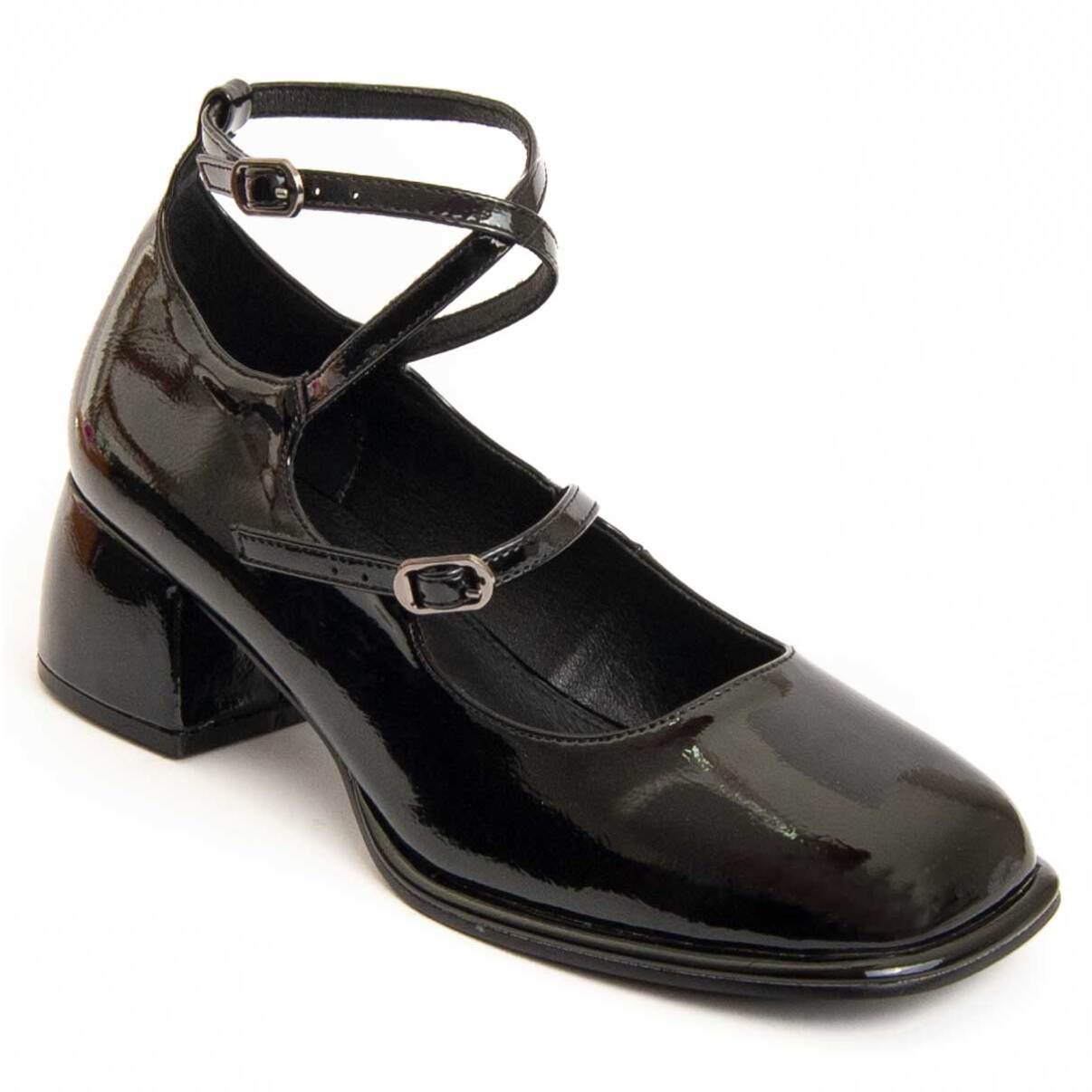 Zapato De Tacón - Negro - Altura: 4 Cm