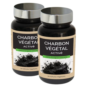 2 x CHARBON VÉGÉTAL ACTIVÉ