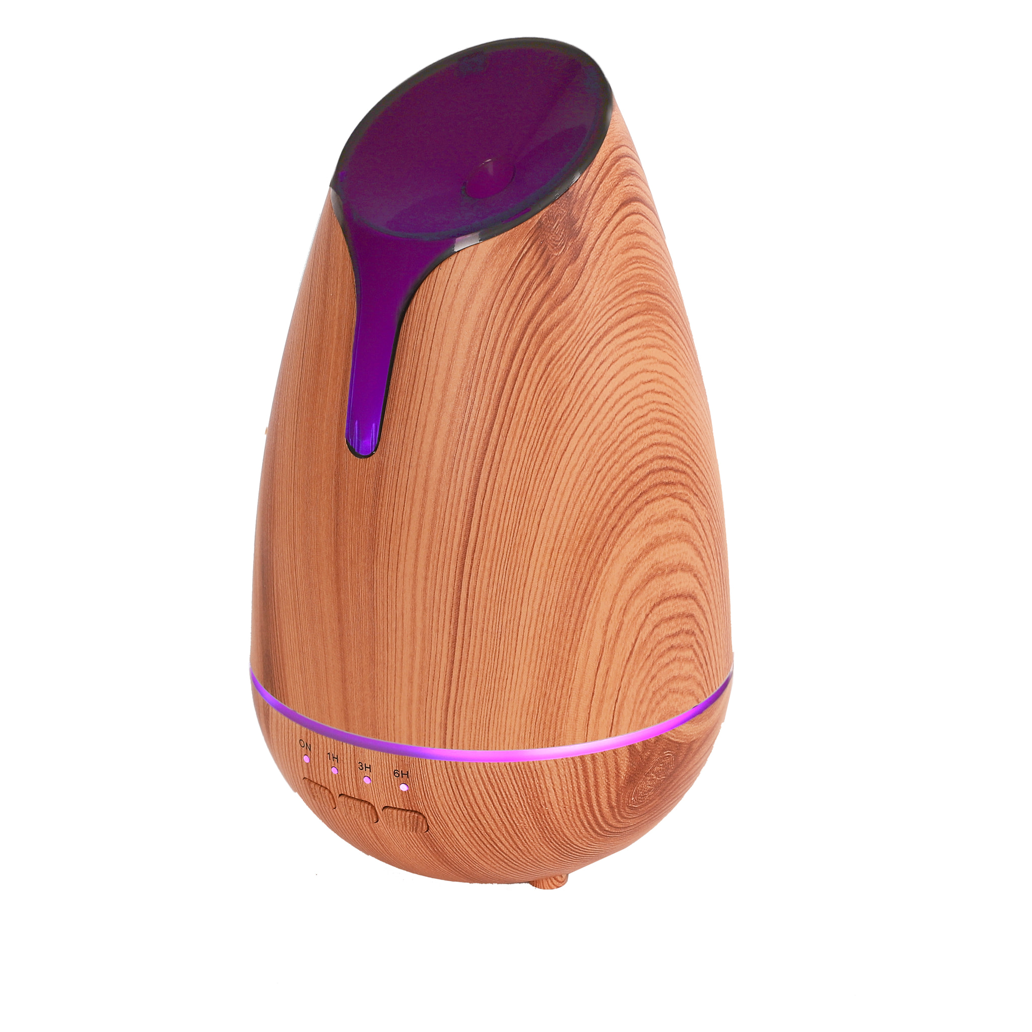 Diffuseur Lumineux Impression Bois Usb 120ml
