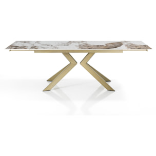 Tomasucci Table extensible STAR ONICE GOLD