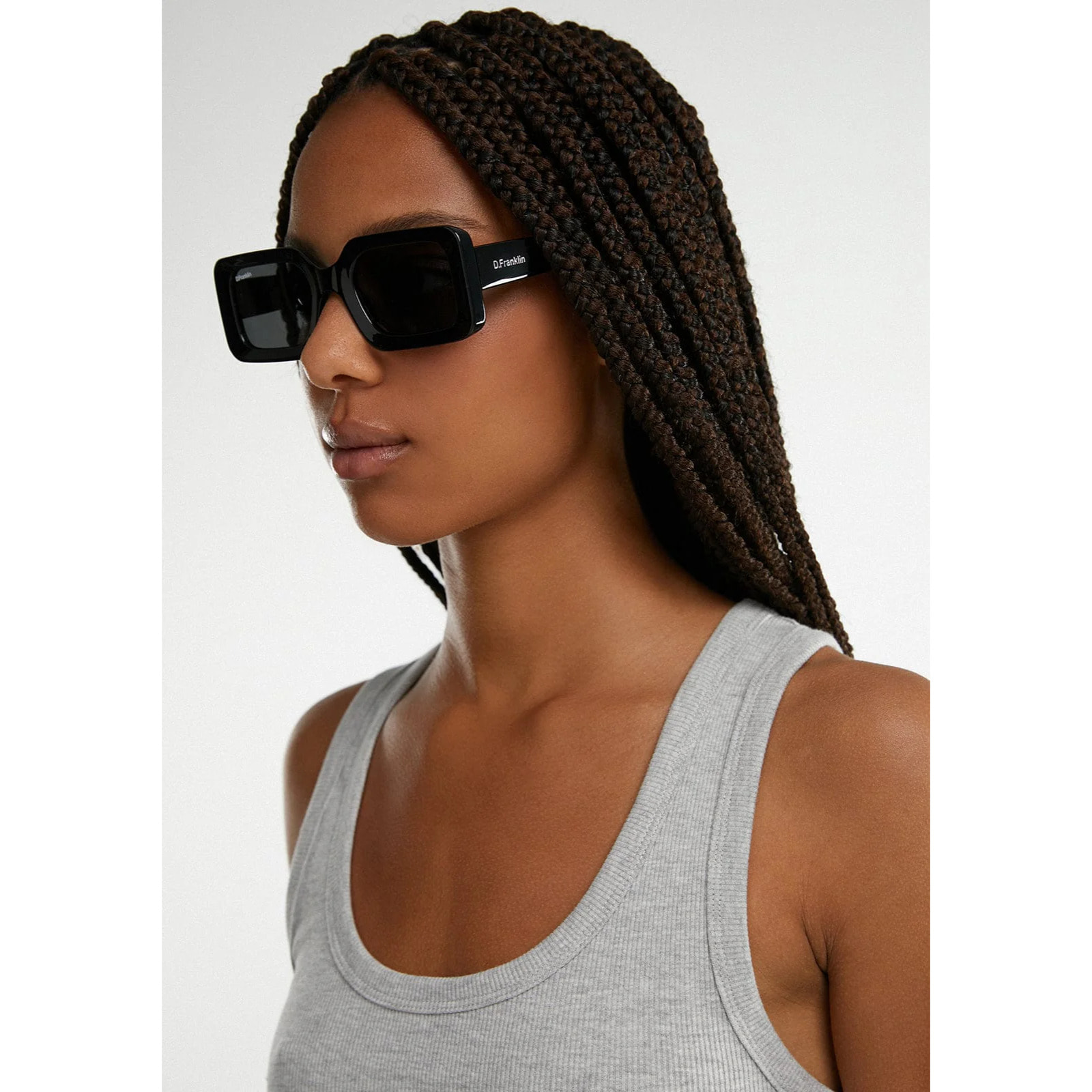 Gafas de Sol Bahamas Shiny Black / Smoke D.Franklin