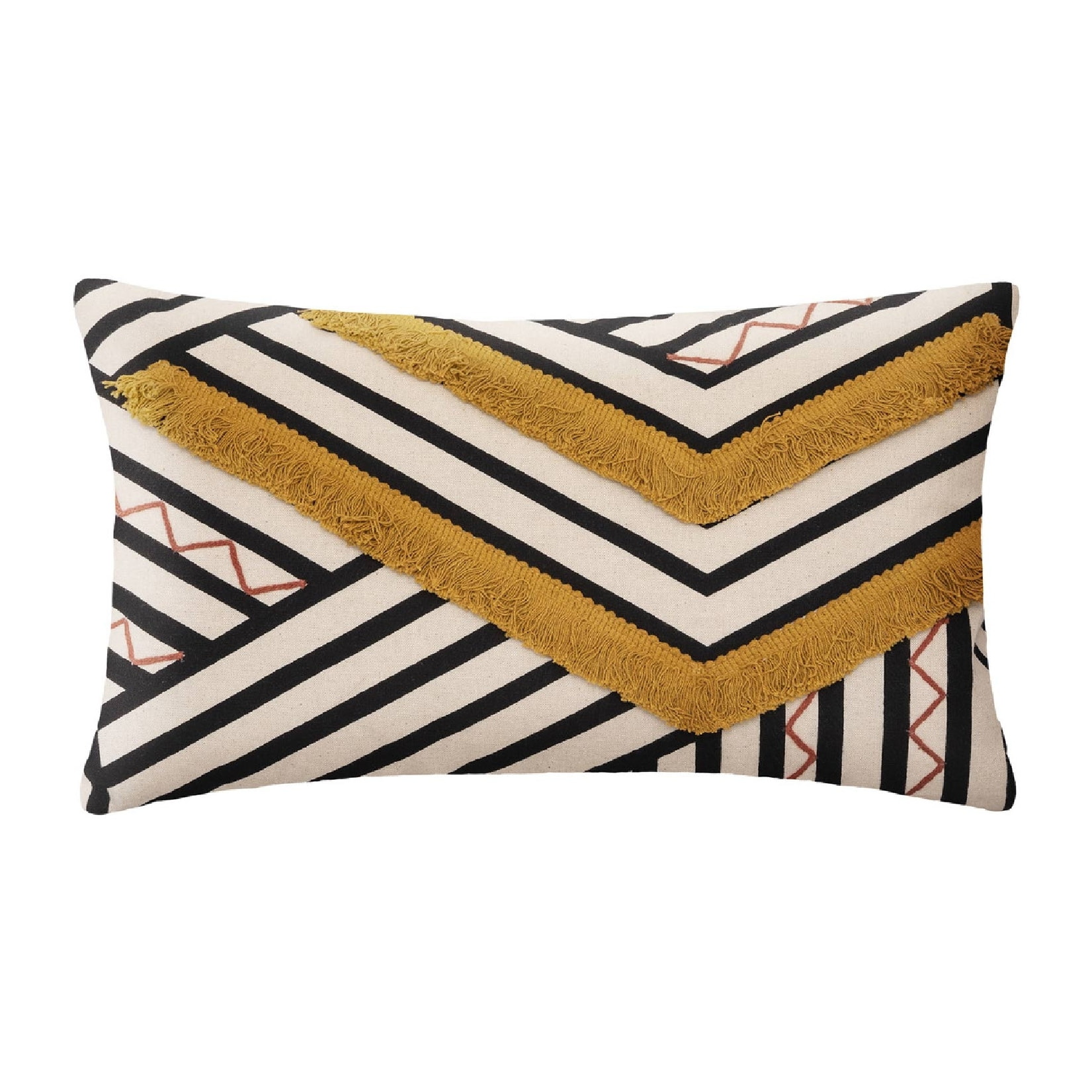 Housse de coussin au style ethnique - Multicolore