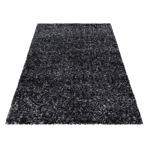 ENJOY - Tapis shaggy à poils longs anthracite