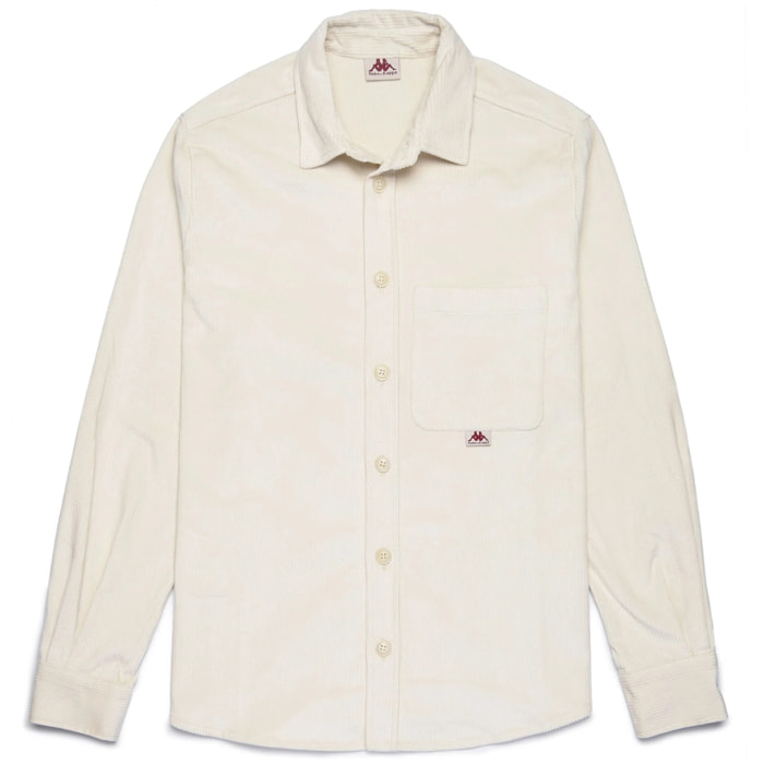 Kappa - Overshirt Uomo Bianco - Robe Giovani Elgafar