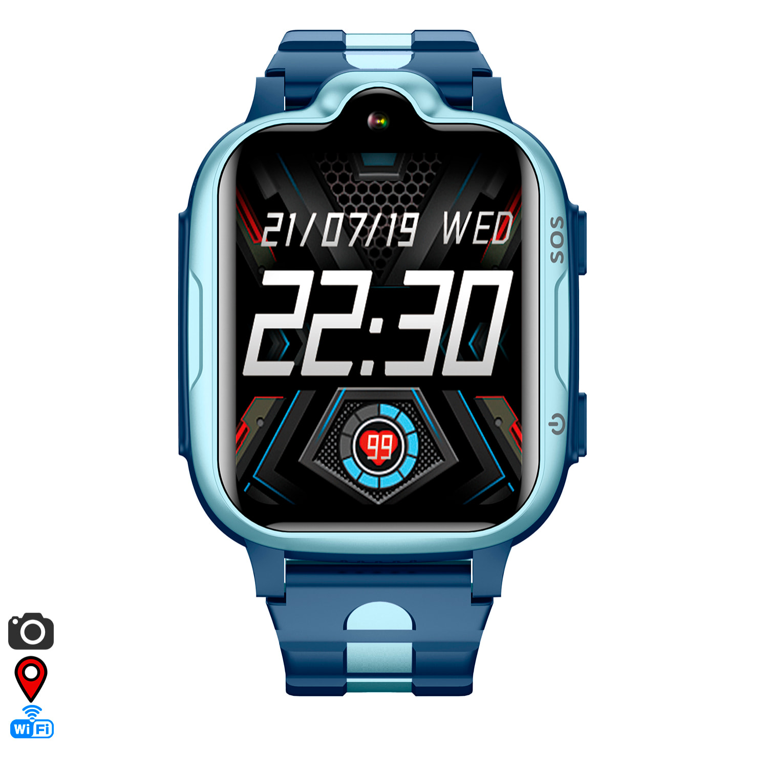 Smartwatch K15 4G GPS. Localización especial para niños, con cámara, función de rastreo, escucha remota, llamadas SOS y video llamada.