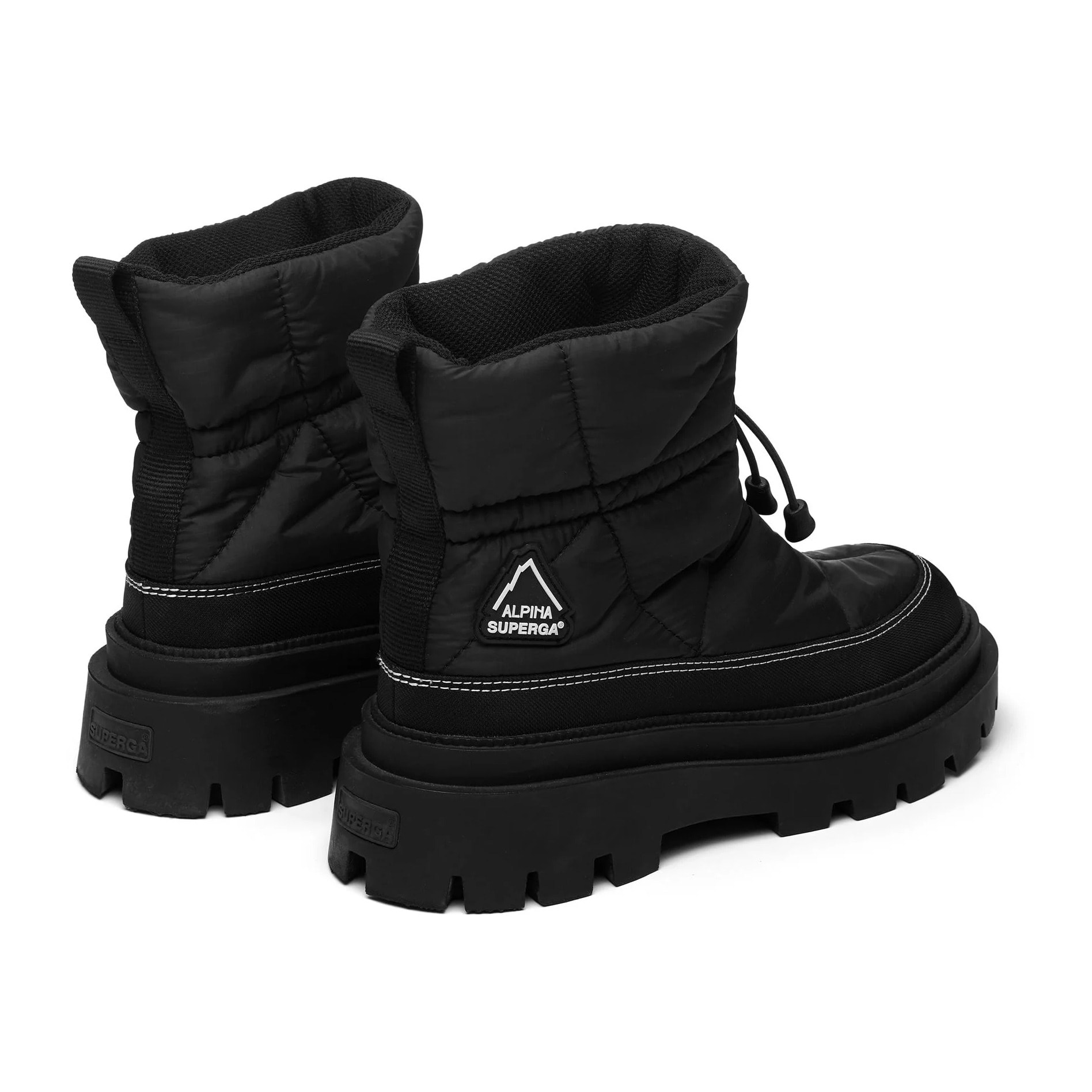 Stivaletti Superga Donna Nero 3053 Alpina Apex Padded