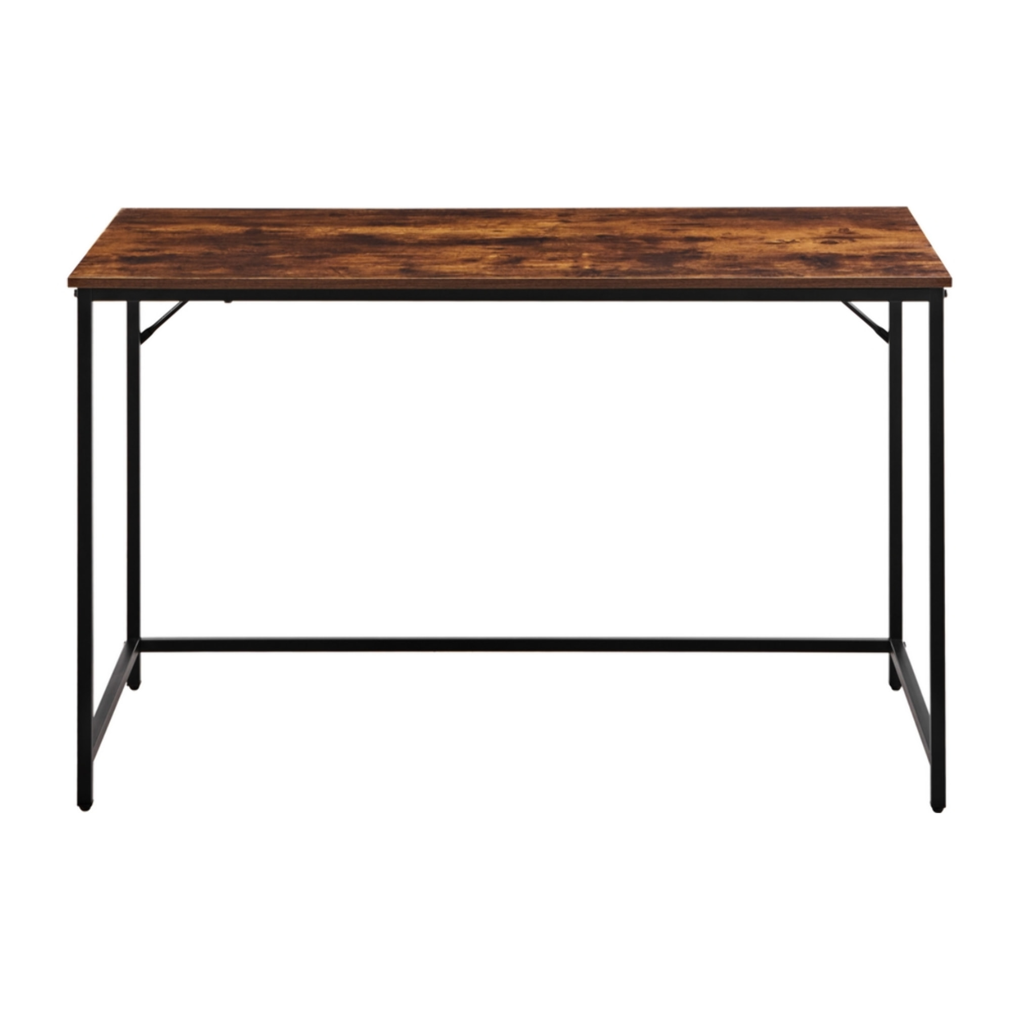 Scrivania industrial pieghevole 120x60x75 cm con top in legno - Tyler