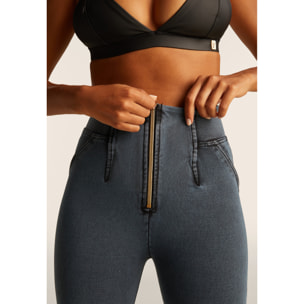 Jeggings WR.UP 7/ vita alta lavaggio ice wash