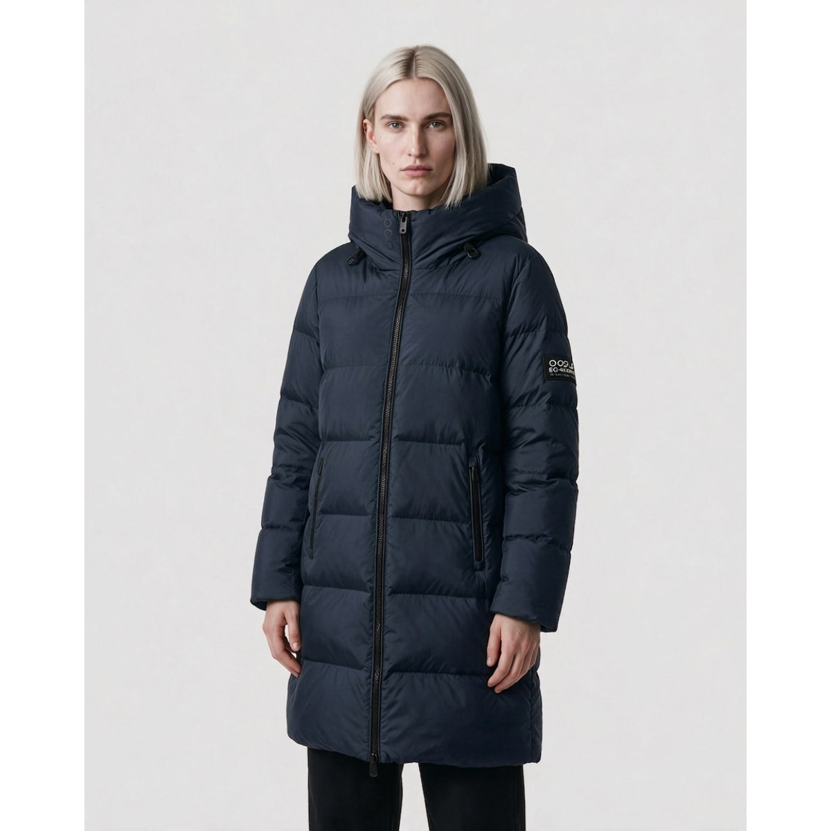 Abrigo para mujer ECOON Biarritz Long jacket - Azul Marino