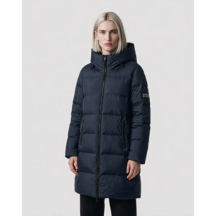 Abrigo para mujer ECOON Biarritz Long jacket - Azul Marino