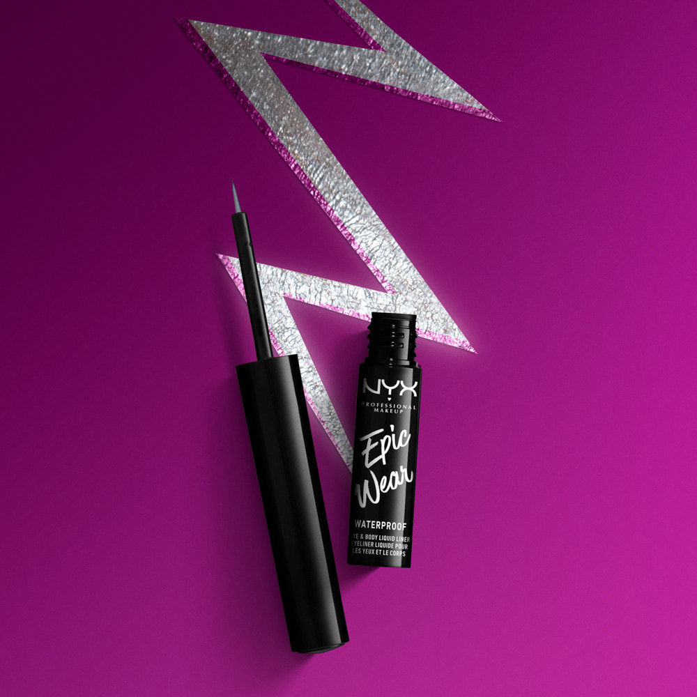 NYX Professional Makeup Epic Wear Metallic Eyeliner Silver Metallic