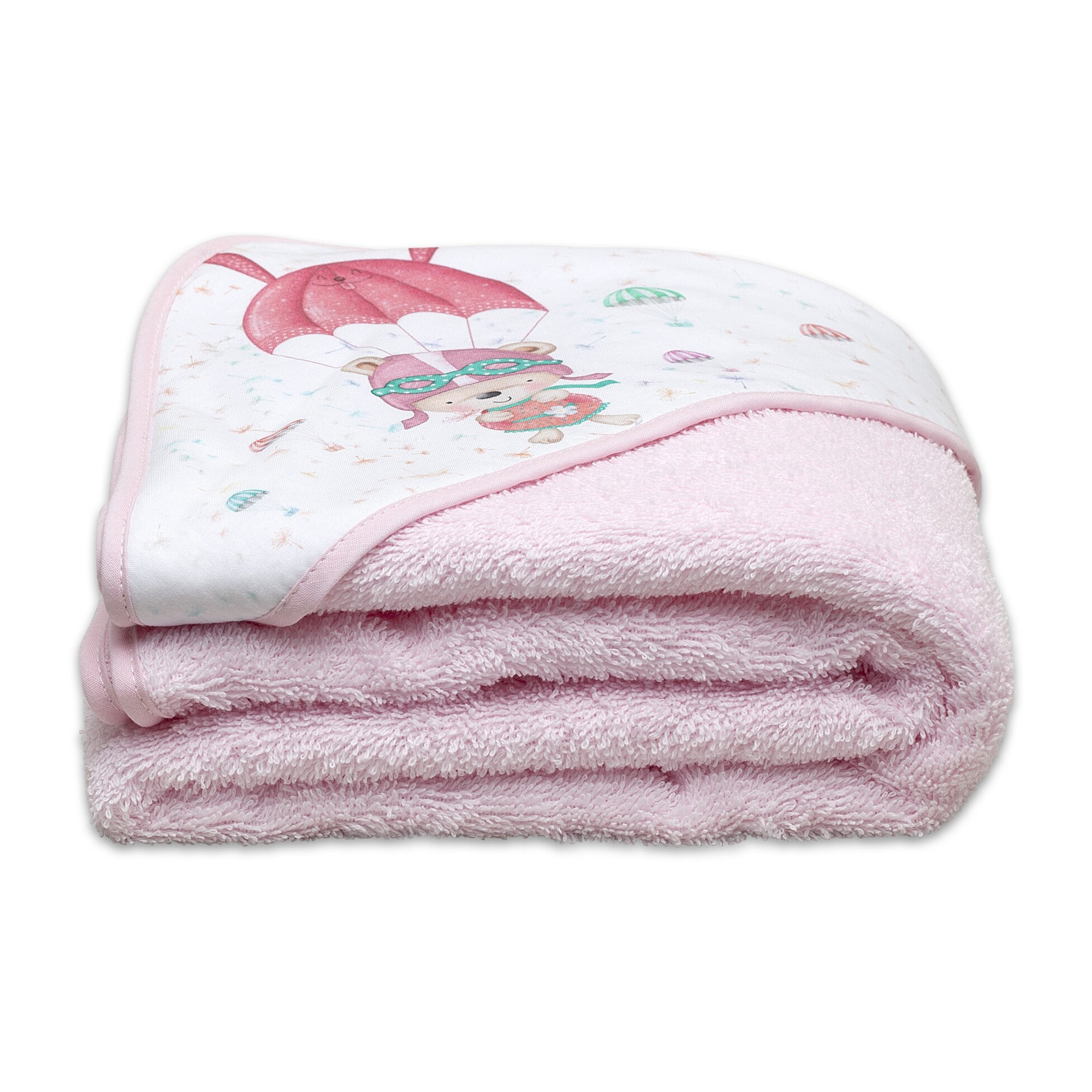 Capa de Baño 1 x 1 Mt  Mod Paracaidista Rosa