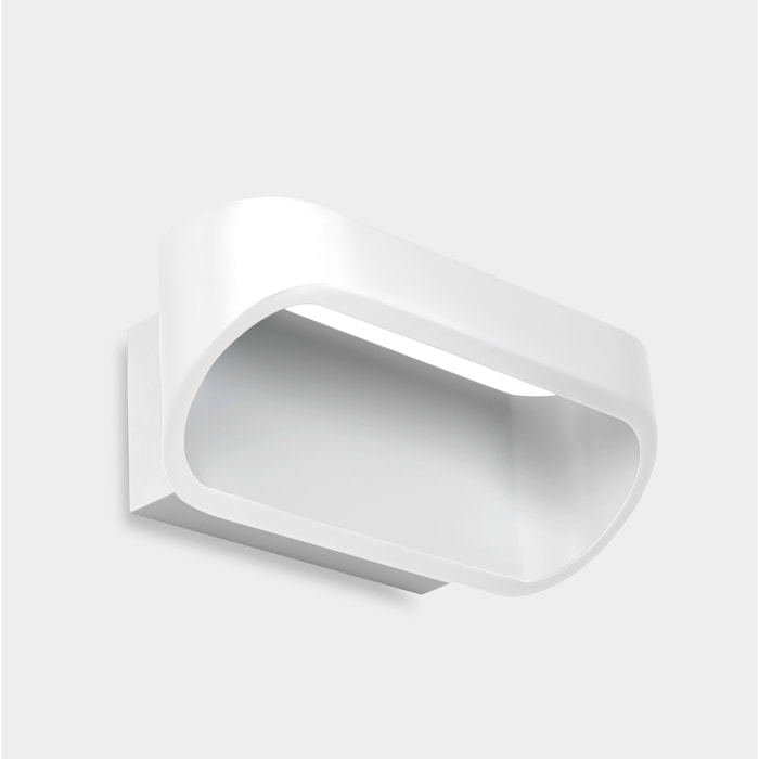 LEDS C4 Aplique Oval 180mm LED 6.1 Blanco cálido - 3000K ON-OFF Blanco 340lm