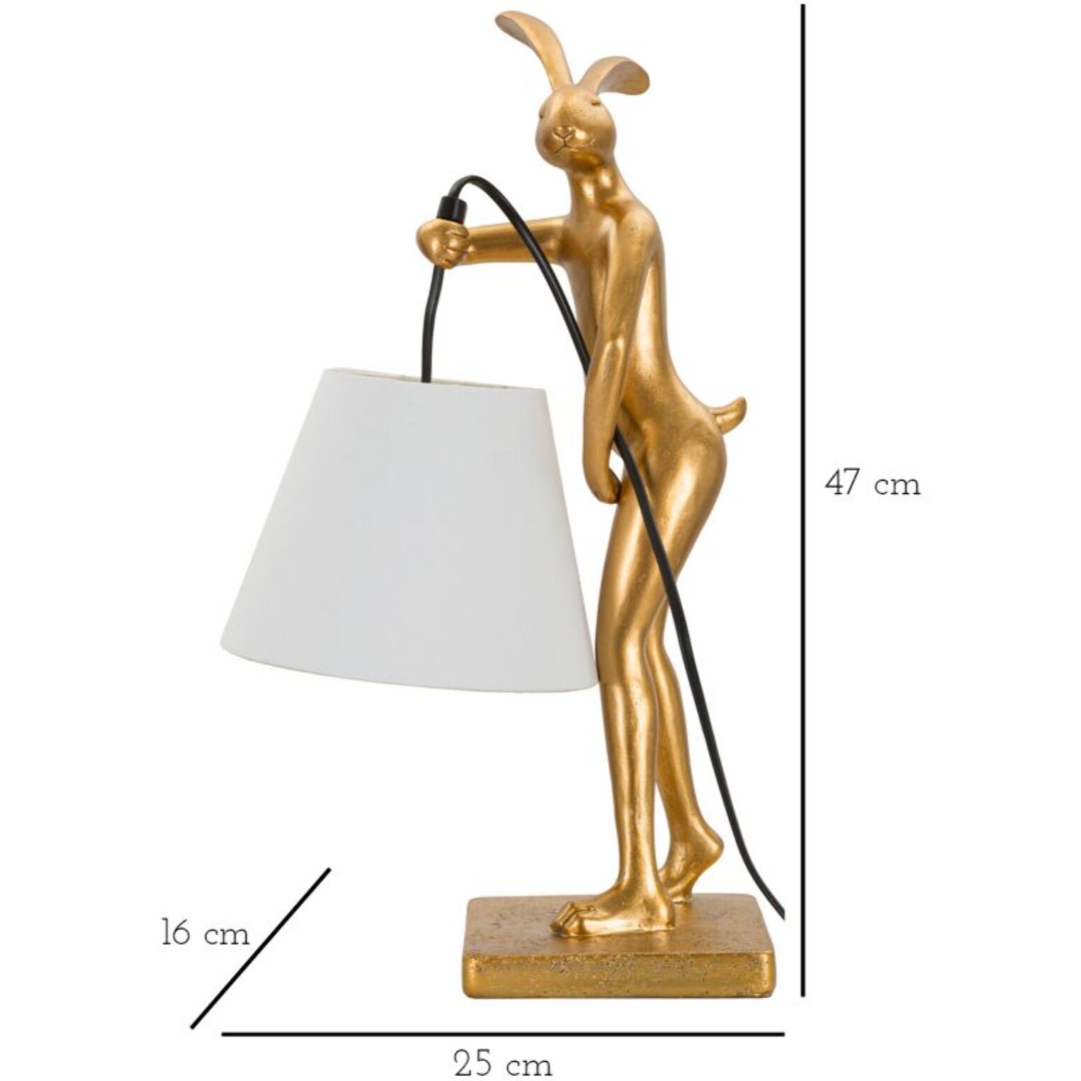 LAMPADA DA TAVOLO RABBIT STAND CM 26x16x47