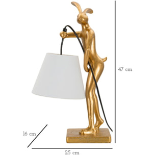 LAMPADA DA TAVOLO RABBIT STAND CM 26x16x47
